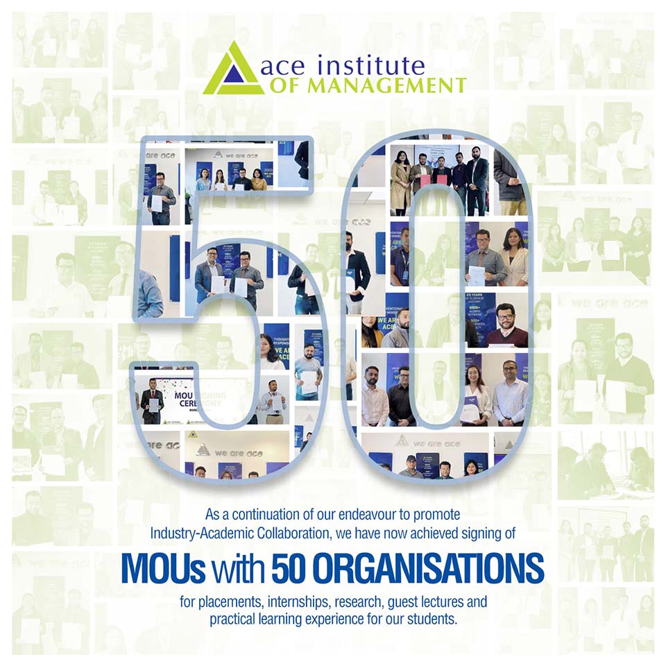 MoU’s with 50 Organizations